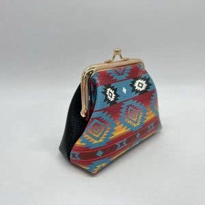 Turquoise Twist Top Coin Wallets