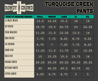 Turquoise Creek Pants
