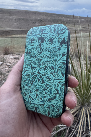 Tooled in Turquoise Western Manicure Set — Unique Gift & Style Essential
