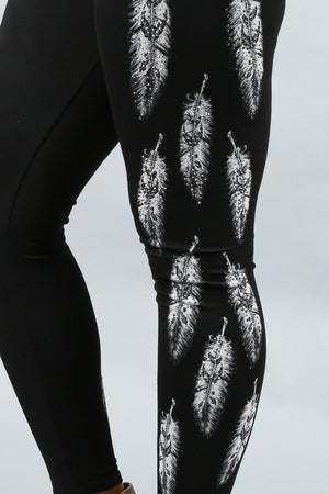 Feather Bling Leggings