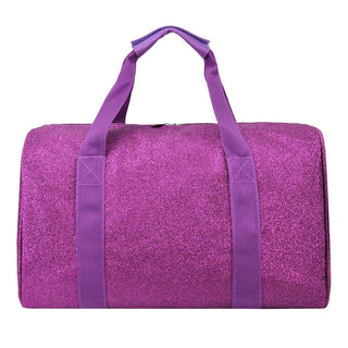 Purple Large Glitter NGIL Duffel Bag