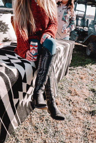 Aztec Tall Coozie 2-Pack | Western Style Drink Sleeve