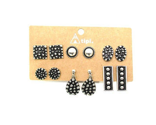 Western Mix 6 Earring Set