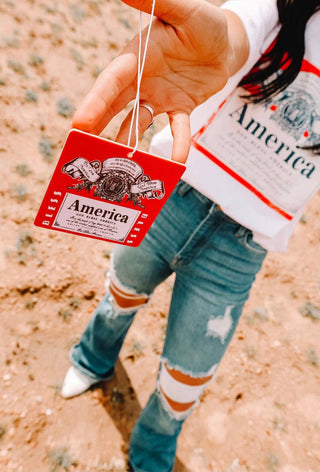 America Car Air Freshener | Patriotic Style for Your Ride