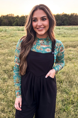 Night Sky Black Raw Hem Jumpsuit