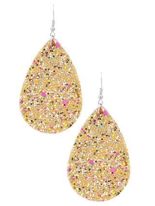 Teardrop glitter Earring