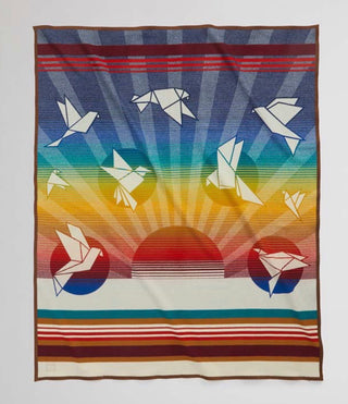 Jacquard Unnapped Robe – Southwestern Blanket