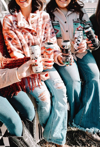 Aztec Tall Coozie 2-Pack | Western Style Drink Sleeve