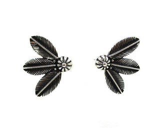 Western 3Feather Post Earring