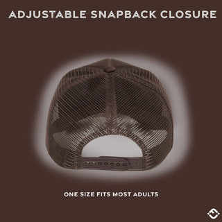 Foam Trucker Hat - You Look Like You Love Me - Brown/White