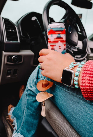 Aztec Tall Coozie 2-Pack | Western Style Drink Sleeve