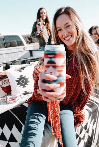 Aztec Tall Coozie 2-Pack | Western Style Drink Sleeve