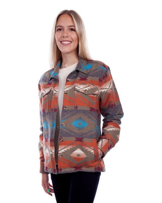 Olive Southwest Shacket — Bold Western Fashion Statement