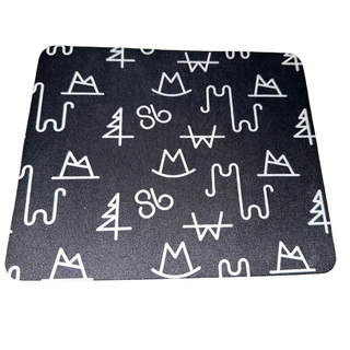 Black Brand Mouse Pad | Western Style Desk Accessory