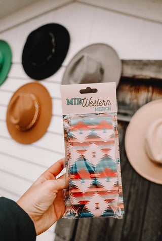 Aztec Tall Coozie 2-Pack | Western Style Drink Sleeve