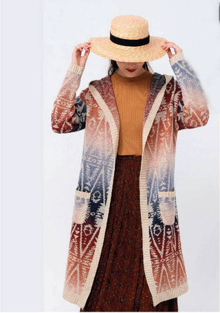 AMC22 - Lady's Hoodie Long Sleeve Cardigan