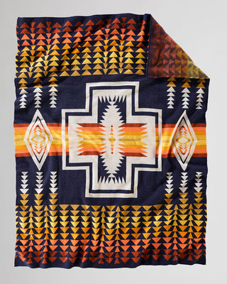 Knit Throw Harding Navy