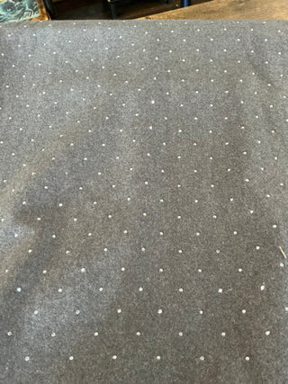 Charcoal Rhinestone Scarf