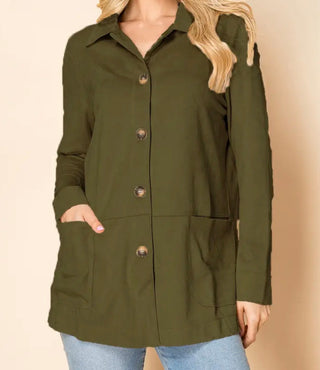 Women's Western Suede Shirt Jacket
