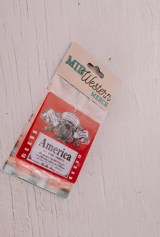 America Car Air Freshener | Patriotic Style for Your Ride