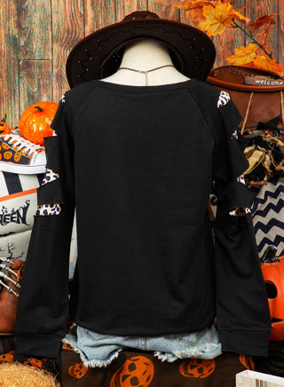 fashionworks-fashion-halloween-pumpkin-leopard-cut-out-sleeve-sweatshirt