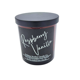 Raspberry Vanilla Soy Wax Candle | 10 oz with Lid