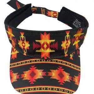 Aztec Print BLK Visor