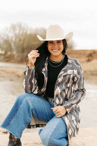 Blackburn Kreek Jacket – Western Aztec Duster