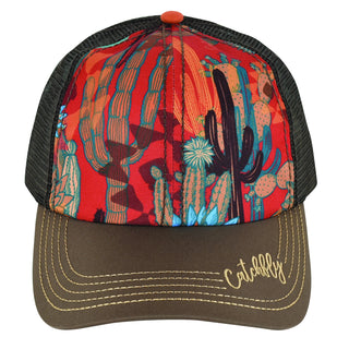 Women’s Desert Cactus Ponytail Baseball Cap