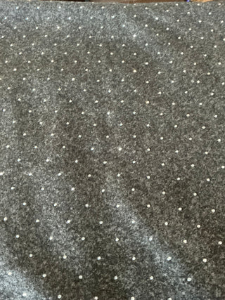 Black Rhinestone Scarf