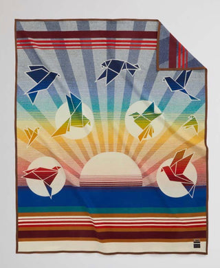 Jacquard Unnapped Robe – Southwestern Blanket