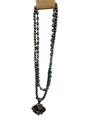 Rose Beaded Necklace