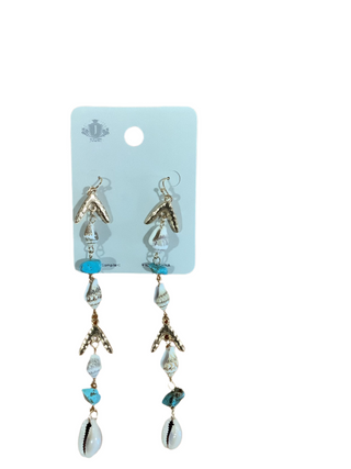 Beach Shell Dangle Earrings