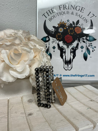TIPI Lainey Silver Pearl Hair Clip