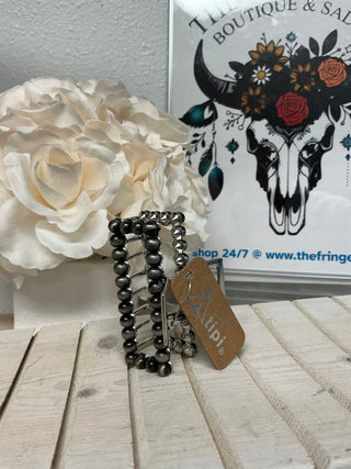 TIPI Lainey Silver Pearl Hair Clip