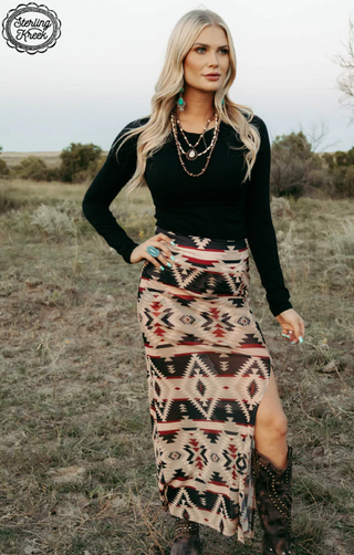 Santa Fe Slit Skirt