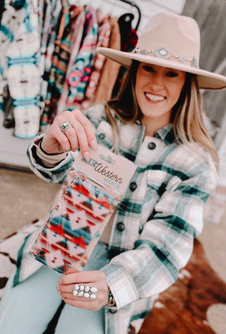 Aztec Tall Coozie 2-Pack | Western Style Drink Sleeve