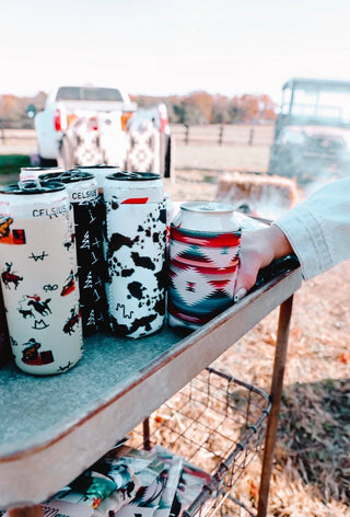 Aztec Tall Coozie 2-Pack | Western Style Drink Sleeve