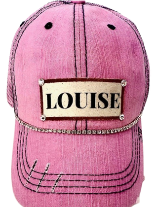 (38) "LOUISE" DISTRESSED TRUCKER HAT