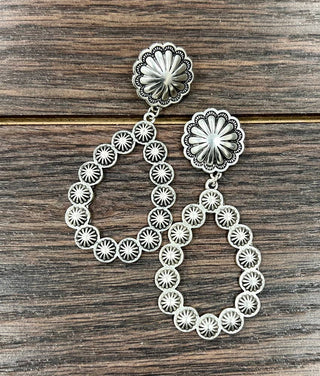 Concho Post Earrings