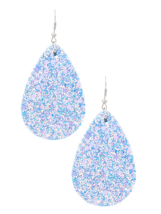 Teardrop glitter Earring