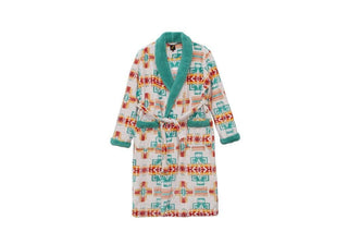 Southwest Design Plush Robe ( Cream )