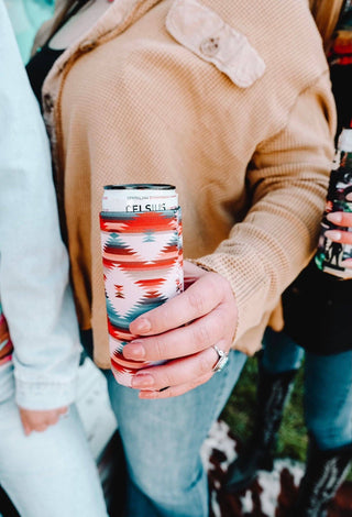 Aztec Tall Coozie 2-Pack | Western Style Drink Sleeve
