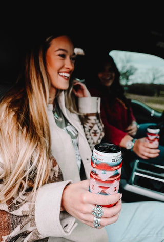 Aztec Tall Coozie 2-Pack | Western Style Drink Sleeve