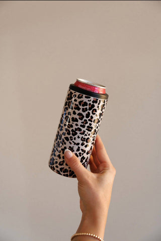 Leopard Print Hard Cooling Can | Bold & Eye-Catching Style