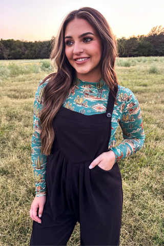 Night Sky Black Raw Hem Jumpsuit