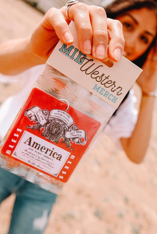 America Car Air Freshener | Patriotic Style for Your Ride