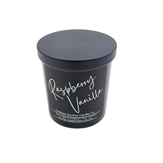 Raspberry Vanilla Soy Wax Candle | 10 oz with Lid