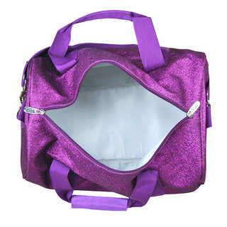 Purple Large Glitter NGIL Duffel Bag
