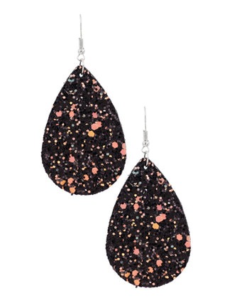 Teardrop glitter Earring